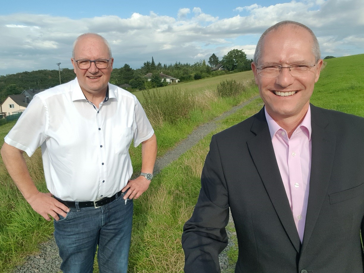 Befestigung des Wanderweges in Strauscheid!
